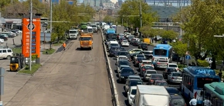 Իսակովի պողոտայում երթևեկությունը կաթվածահար է եղել