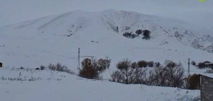 Աշոցքում տներն ու տեխնիկան մնացել են ձյան տակ