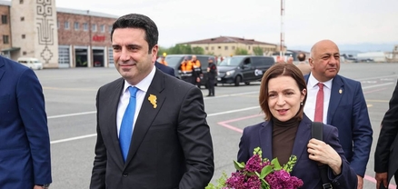 Հայաստան է ժամանել Մոլդովայի Հանրապետության նախագահ Մայա Սանդուն