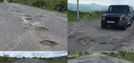 Մարդաբոյ փոսերը Հարթավան-Եղվարդ մի քանի կմ հատվածում ամեն օր ավտոմեքենաների կոտրվելու պատճառ են դառնում