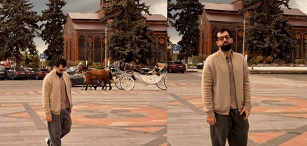 Գյումրիի կոլորիտն ու ջերմ մթնոլորտը. երգիչ Գրիշա Ասատրյանի նոր լուսանկարները