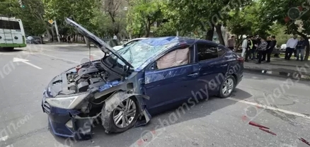 Ավտովթար՝ Երևանում. բախվել են Jeep Compass-ը, Hyundai-ն, BYD-ն. կա վիրավոր