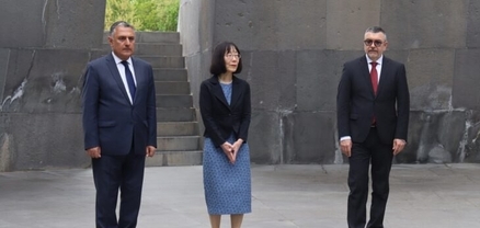 Միջազգային քրեական դատարանի նախագահն այցելել է Հայոց ցեղասպանության հուշահամալիր