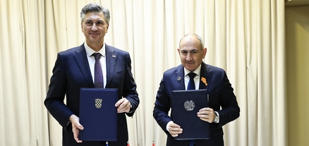 Հայաստանի և Խորվաթիայի միջև ստորագրվել է ռազմավարական երկխոսության մասին համատեղ հռչակագիր