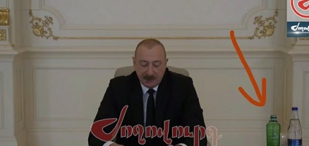 Ադրբեջանի նախագահի սեղանին դրված «Istisu»-ն Քարվաճառի ջուրն է. նոր սադրանք․ Ժողովուրդ