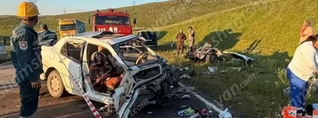 Գեղարքունիքի մարզում բախվել են Mercedes-ը և «Կամազ»-ը․ ընտանիքի 5 անդամներ տեղափոխվել են հիվանդանոց