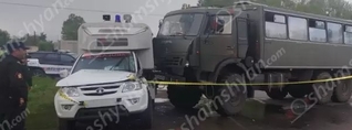 Բախվել են շտապօգնության ավտոմեքենան, սահմանապահ զորքերի «Կամազ»-ը և «Opel»-ը․ կան վիրավորներ