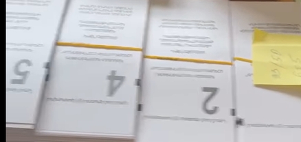 Ահազանգ․ 33/50 տեղամասում 3-րդ համարի քվեաթերթիկների տրցակը բացակայում է, ասում են՝ չեն ստացել