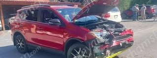 «Պարզ լճի» խաչմերուկում բախվել են «Tesla»-ն և «Toyota RAV4»-ը․ կա վիրավոր
