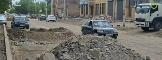 Գյումրիի Շիրակացի փողոցը 2 ամիս է՝ քանդված է