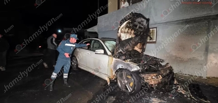 Երևանում հրկիզել են հայտնի ԱՁ-ի տնօրենի Mercedes-ը՝ պատճառվել է խոշոր չափի վնաս