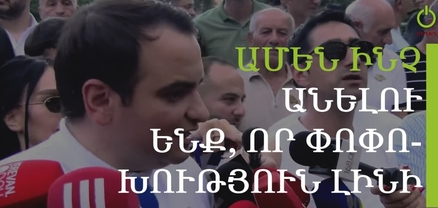 Իշխանությունը չի կարող Ալիևի պատվերով Սահմանադրություն փոխել, ուստի շարունակելու է բռնաճնշումները. Նարեկ Կարապետյան