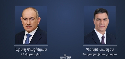 Իսպանիան կշարունակի աջակցել Հայաստանին խաղաղության ճանապարհին. Սանչեսը շնորհավորել է Փաշինյանին