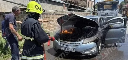 Արամուսում հրդեհ է բռնկվել «Chevrolet Volt»-ում․ ավտոմեքենան դարձել է ոչ շահագործելի