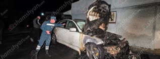 Երևանում հրկիզել են հայտնի ԱՁ-ի տնօրենի Mercedes-ը՝ պատճառվել է խոշոր չափի վնաս