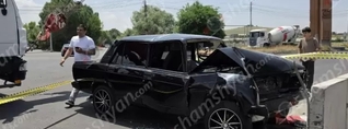 Կոտայքի մարզում բախվել են Mercedes-ն ու «ՎԱԶ 2107»-ը. վերջինն էլ բախվել է կամրջի հենապատին. կա վիրավոր