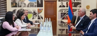 Ժաննա Անդրեասյանն ընդունել է թենիսի Եվրոպայի ֆեդերացիայի նախագահին