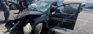 Կոտայքի մարզում 30-ամյա վարորդը Nissan-ով բախվել է արգելապատնեշներին․ կան վիրավորներ