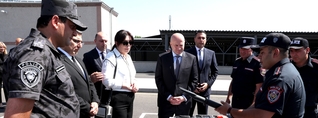 Վրաստանի ներքին գործերի նախարարն այցելել է ՀՀ Պարեկային ծառայություն և Օպերատիվ կառավարման կենտրոն