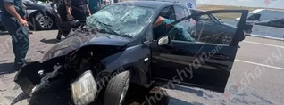 30-ամյա վարորդը «Nissan Tiida»-ով բախվել է կամրջի երկաթբետոնե արգելապատնեշներին. վիրավորներից մեկը դերասանուհի Սյուզան Պապյանն է