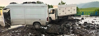Երևան-Սևան ավտոճանապարհին՝ Չարենցավանի մոտակայքում կայծակի հարվածից վնասված կամուրջը վերականգնվել է