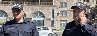 Երևանում ՌԴ 35-ամյա քաղաքացին միզել է Պարեկային ծառայության ավտոմեքենայի վրա
