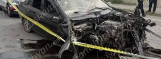 Մարմարաշենում Mercedes-ը դուրս է եկել ճանապարհի երթևեկելի գոտուց․ կա վիրավոր