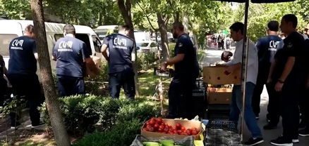 Ավանում և Դավթաշենում փողոցային առևտրով զբաղվողներից առգրավվել է ավելի քան 6 տոննա միրգ ու բանջարեղեն