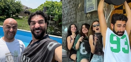 Աստղային Վարդավառ. Գարիկը, Իվետան, Արմուշն ու Ժաննա Բուտուլյանը ցույց են տվել, թե ինչպես են նշել տոնը