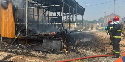 Հրդեհ` Հաղթանակ թաղամասում