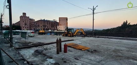 Ինչպես է ընթանում Կիևյան կամրջի վերանորոգումը (տեսանյութ)