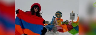 Աննա Ծատուրյանը՝ Պիկ Լենին (7134 մ) գագաթը հաղթահարած առաջին հայուհին