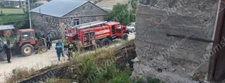 Լուսակունք գյուղում բնակելի տանը կից խոտածածկ տարածքում հրդեհ է բռնկվել