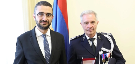 Օլիվյե Լեֆեբվրը պարգևատրվել է հայ-ֆրանսիական համագործակցության զարգացման գործում ունեցած ներդրման համար
