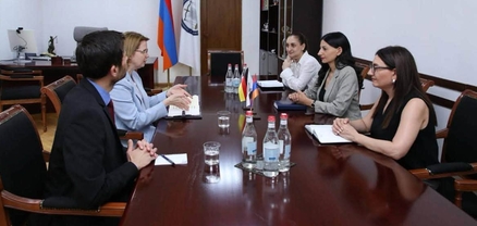 Անահիտ Մանասյանն ընդունել է Հայաստանում Գերմանիայի դեսպան Կլաուդիա Բուշին