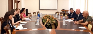 ՊՆ-ում քննարկվել է ԵՄ քաղաքացիական առաքելության գործունեությունը