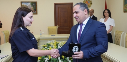 ՔԿ նախագահը պարգևատրել է բանակային խաղերի ռեկորդ սահմանած քննիչին