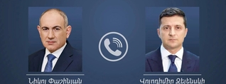 Փաշինյանն ու Զելենսկին հեռախոսազրույց են ունեցել