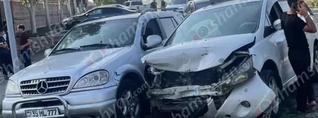 Սևան-Մարտունի ավտոճանապարհին բախվել են «Mercedes»-ը ու «Mitsubishi»-ն․ կա 4 վիրավոր
