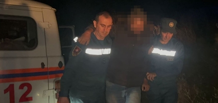 Փրկարարները դժվարանցանելի տեղանքից դուրս են բերել քաղաքացուն