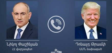 Փաշինյանը և Թրամփը քննարկել են ԹՐԻՓՓ-ի իրականացման ներկա վիճակը