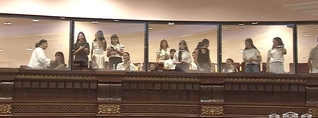 Պեմզաշենի միջնակարգ դպրոցի աշակերտները՝ ԱԺ-ում