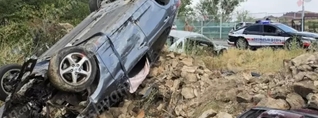 Արագածոտնի մարզում Hyundai Elantra-ն գլխիվայր հայտնվել է ավտովերանորոգման կետի տարածքում. կա վիրավոր