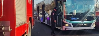 Թիվ 52 ավտոբուսում կրակ է բռնկվել