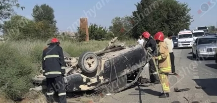 Արմավիրի մարզում բախվել են Kia-ն և «ԳԱԶ 3108»-ը․ վերջինը վերածվել է մետաղե ջարդոնի․ կան վիրավորներ