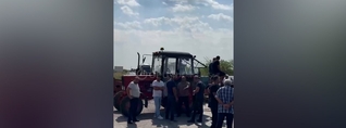 Բողոքի ակցիա՝ Արմավիրի մարզում․ գյուղացիները փակել են Արմավիր-Երևան ճանապարհը