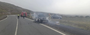 Փրկարարները Սարավան-«Զանգեր» կոչվող հատվածում մարել են ավտոմեքենայում բռնկված հրդեհը