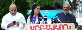 Բագրատ Սրբազանը և նրա պաշտպանները հանդես են գալիս մամուլի ասուլիսով