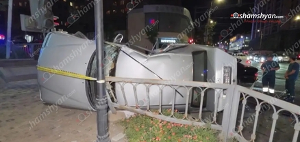 Խոշոր ավտովթար՝ Երևանում. բախվել են 2 «Mercedes»-ներ. կա վիրավոր
