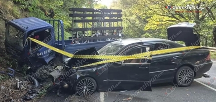 Վանաձոր-Ստեփանավան ճանապարհին բախվել են «Mercedes»-ն ու բեռնատարը. կա վիրավոր․ shamshyan.com